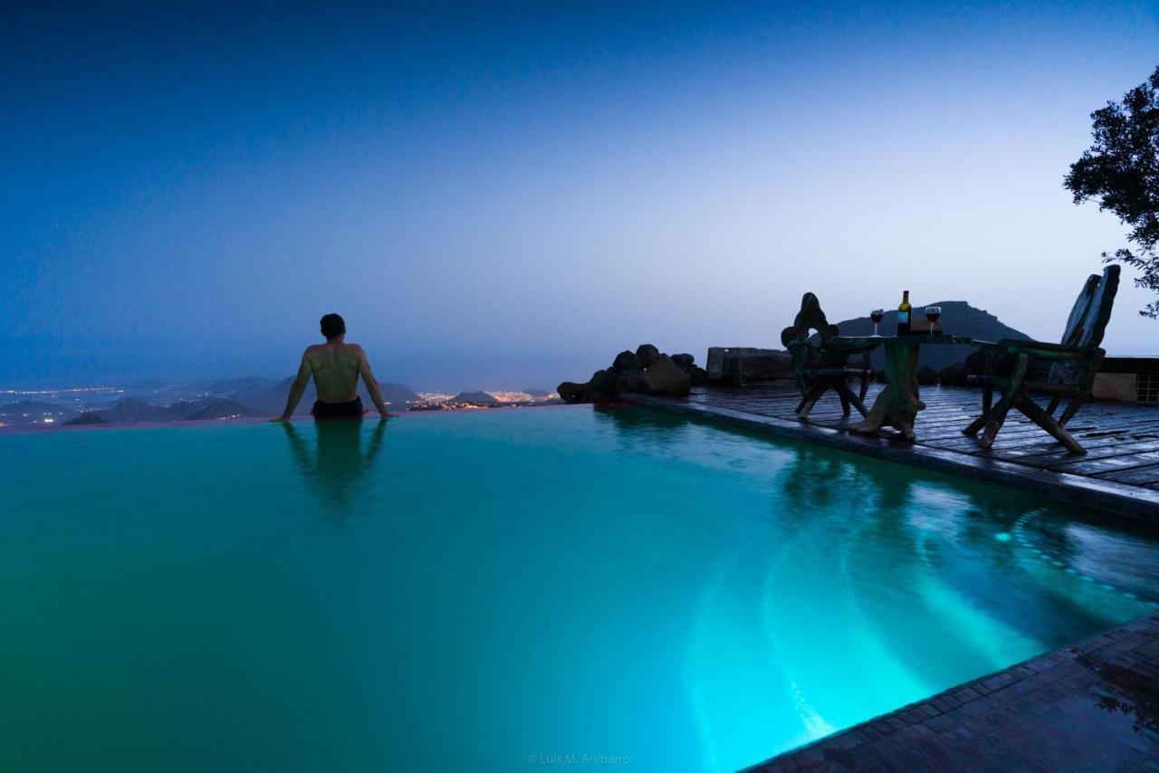 Historic Canarian House, Private Heated Infinity Pool, Bbq, Wifi + Panoramic Ocean Views Arona  Exterior photo